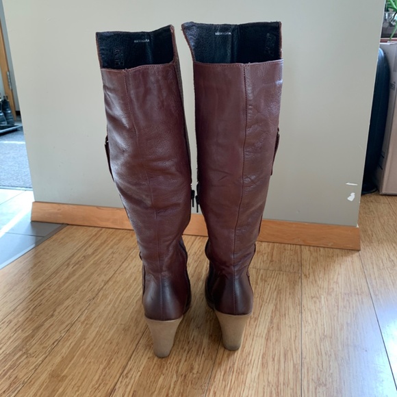 Knee high leather Aldo wedge boots - Picture 10 of 12